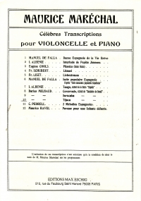 Milhaud Saudades Do Brazil Op.67 No.8 Tijuca Vlc/p Sheet Music Songbook