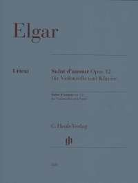 Elgar Salut Damour Op12 Cello & Piano Sheet Music Songbook