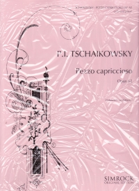 Tchaikovsky Pezzo Capriccioso Op62 Vlc/pf Sheet Music Songbook