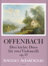 Offenbach Three Easy Duos Op19 2 Cellos Sheet Music Songbook