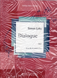 Laks Dialogue For 2 Cellos Performance Score Sheet Music Songbook