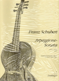 Schubert Sonate Fur Arpeggione D821 Cello & Piano Sheet Music Songbook