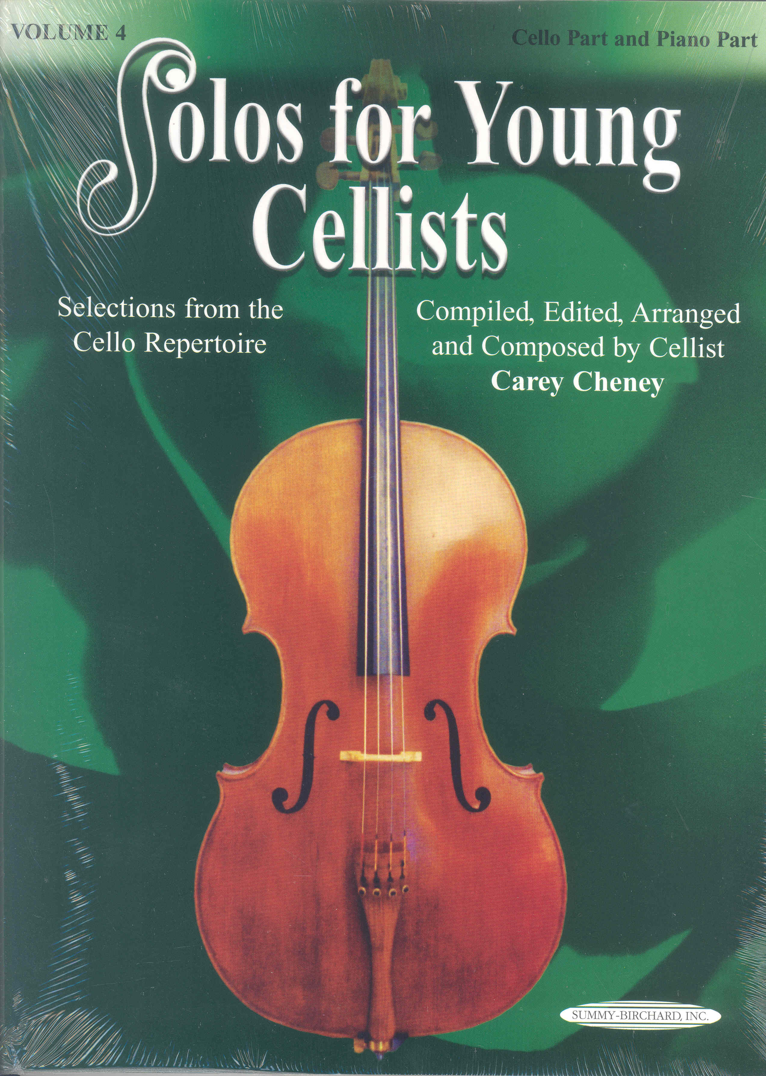 Solos For Young Cellists Vol 4 Cheney Sheet Music Songbook