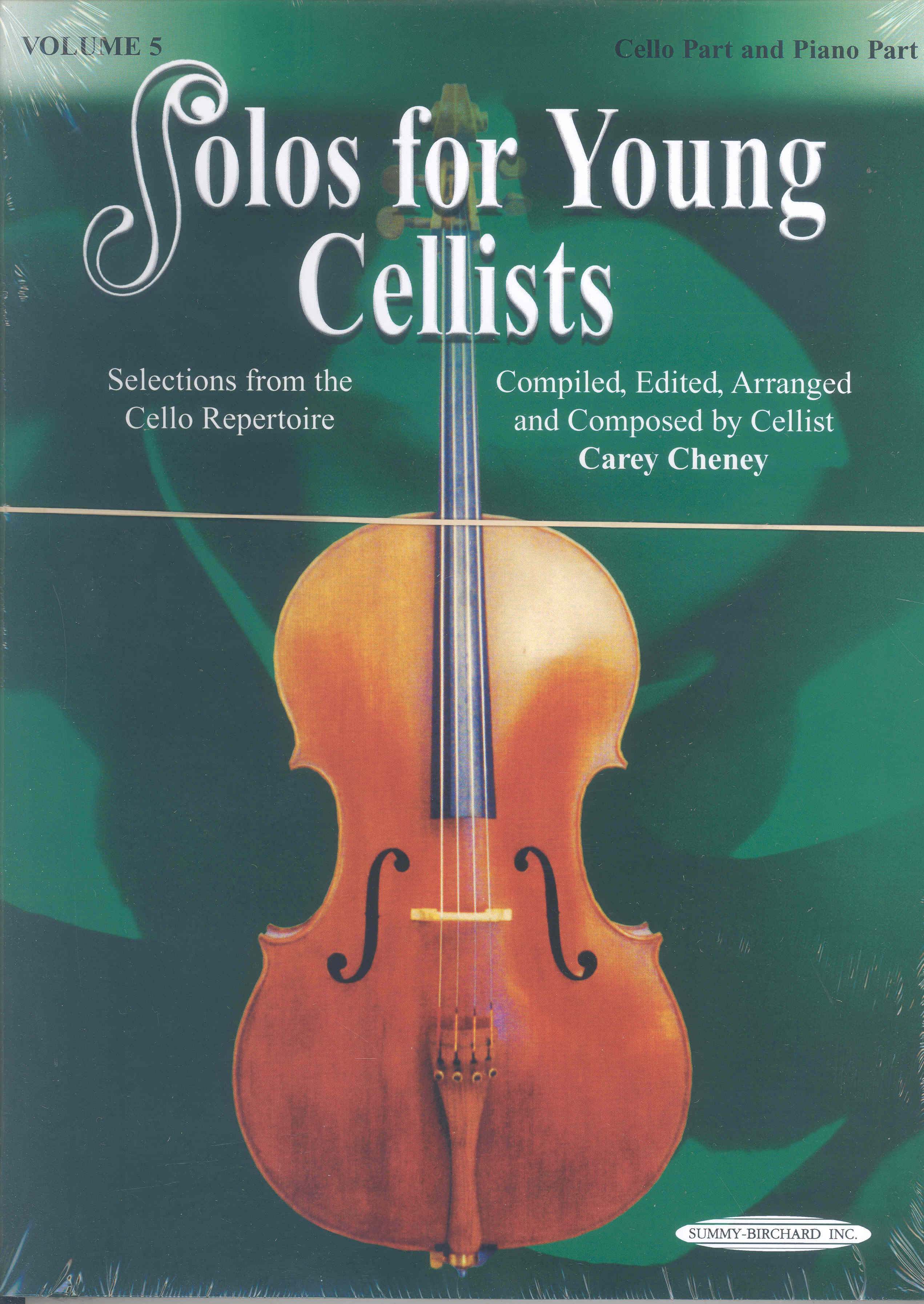 Solos For Young Cellists Vol 5 Cheney Sheet Music Songbook