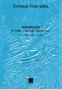 Granados Andaluza (danse Espagnole No5) Vcl/pf Sheet Music Songbook
