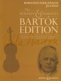 Bartok Edition Romanian Folk Dances Cello Sheet Music Songbook
