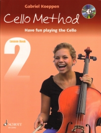 Koeppen Cello Method Lesson Book 2 + Cd Sheet Music Songbook