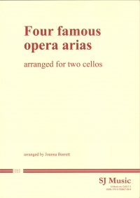 Four Famous Opera Arias Borrett 2 Cellos Sheet Music Songbook