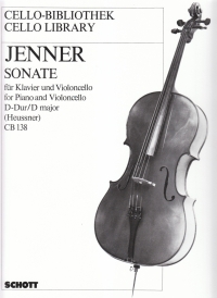 Jenner Sonata In D Heussner Cello & Piano Sheet Music Songbook