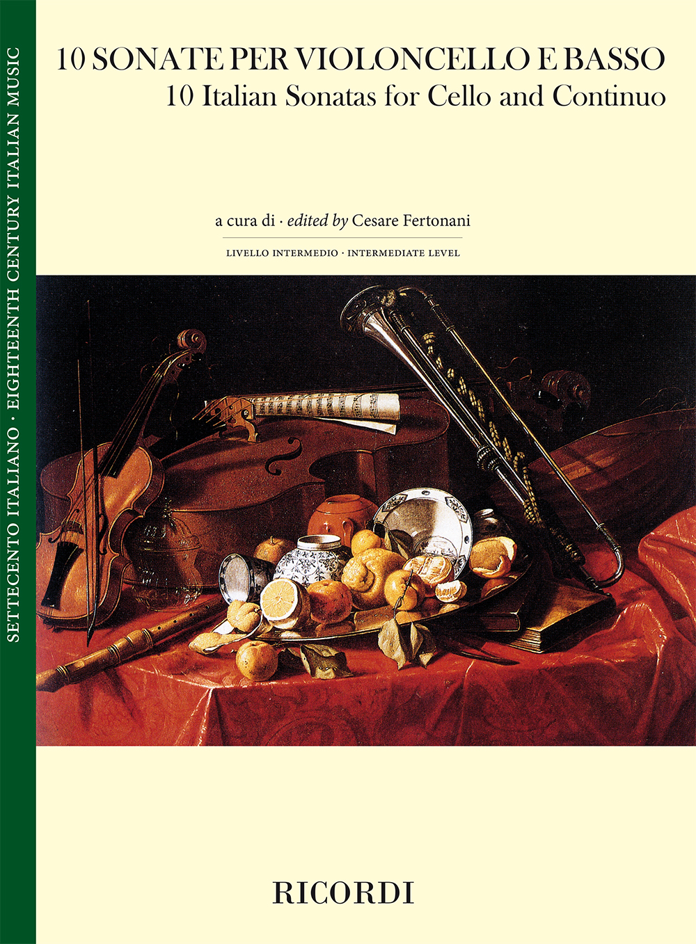 Various 10 Sonate Per Violoncello E Basso Continuo Sheet Music Songbook