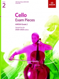 Cello Exams Pieces 2020-2023 Grade 2 Cello & Pf Sheet Music Songbook
