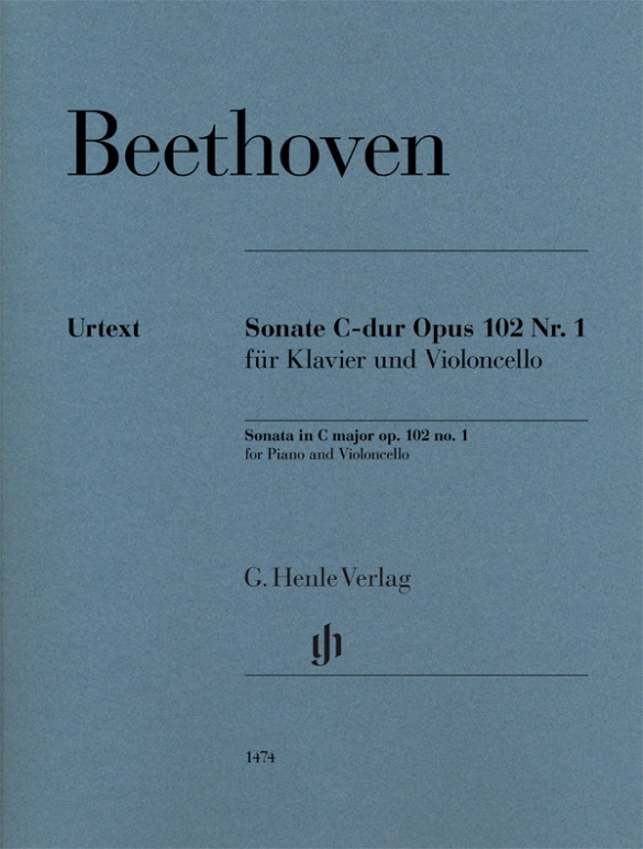 Beethoven Sonata Op102 No1 Cello & Piano Sheet Music Songbook