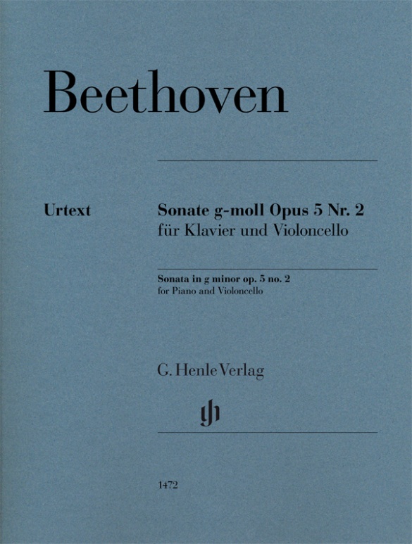 Beethoven Sonata G Min Op5 No2 Cello & Piano Sheet Music Songbook