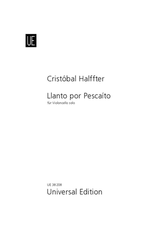 Halffter Llanto Por Pescaito Cello Sheet Music Songbook