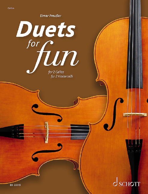 Duets For Fun Cellos German/english Edition Sheet Music Songbook