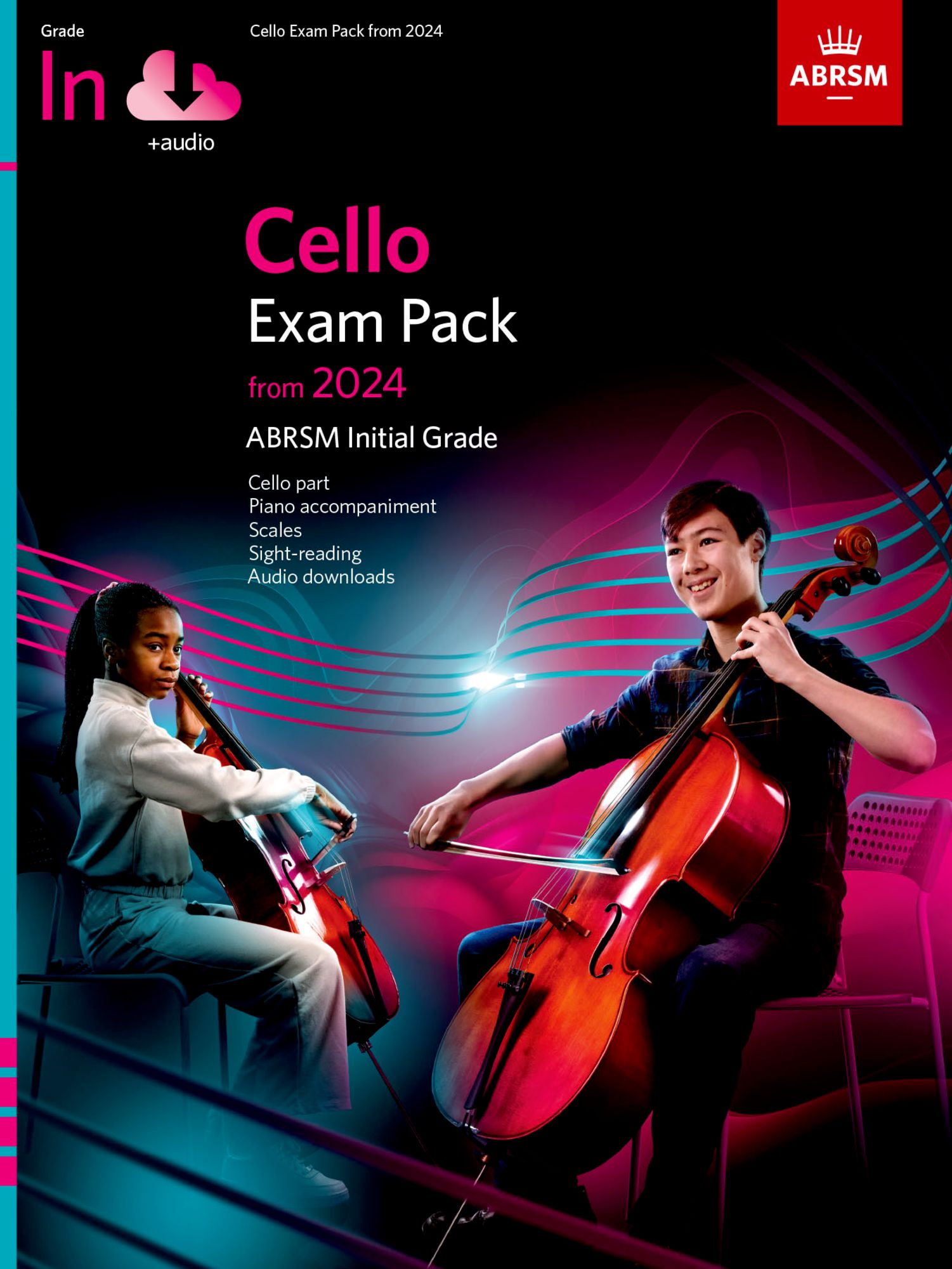 Cello Exam From 2024 Initial With Audio Abrsm Sheet Music Songbook