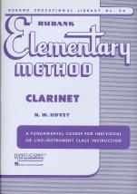 Rubank Elementary Clarinet Method Hovey Sheet Music Songbook
