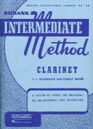 Rubank Intermediate Clarinet Method Skornicka Sheet Music Songbook