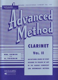 Rubank Advanced Clarinet Method Vol 2 Voxman Sheet Music Songbook