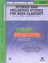 Studies & Melodious Etudes Bass Clarinet Level 1 Sheet Music Songbook