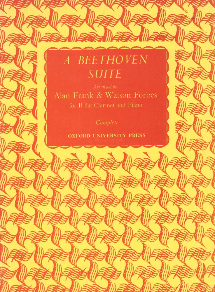 Beethoven Suite Arr Forbes Clarinet Sheet Music Songbook