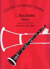 Boccherini Minuet Clarinet Sheet Music Songbook