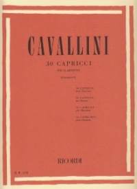 Cavalinni Caprices (30) Clarinet Sheet Music Songbook