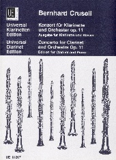 Crusell Concerto Op11 Bb Weston Clarinet Sheet Music Songbook