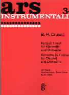 Crusell Concerto Op5 Fmin Clarinet Sheet Music Songbook