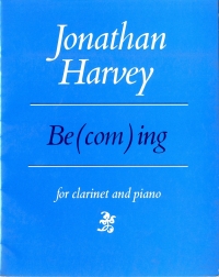Harvey Becoming Clarinet Sheet Music Songbook