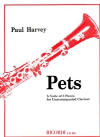 Harvey Pets Clarinet Sheet Music Songbook