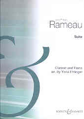Rameau Suite Clarinet & Piano Sheet Music Songbook