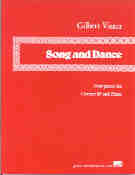 Vinter Song & Dance 4 Pieces For Bb Clarinet /pno Sheet Music Songbook