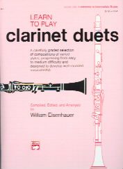 Learn To Play Clarinet Duets Book 1 Eisenhauer Sheet Music Songbook