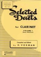 Selected Duets Vol 1 Voxman Clarinet Sheet Music Songbook