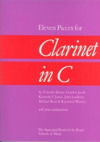 11 Pieces For Clarinet In C Sheet Music Songbook