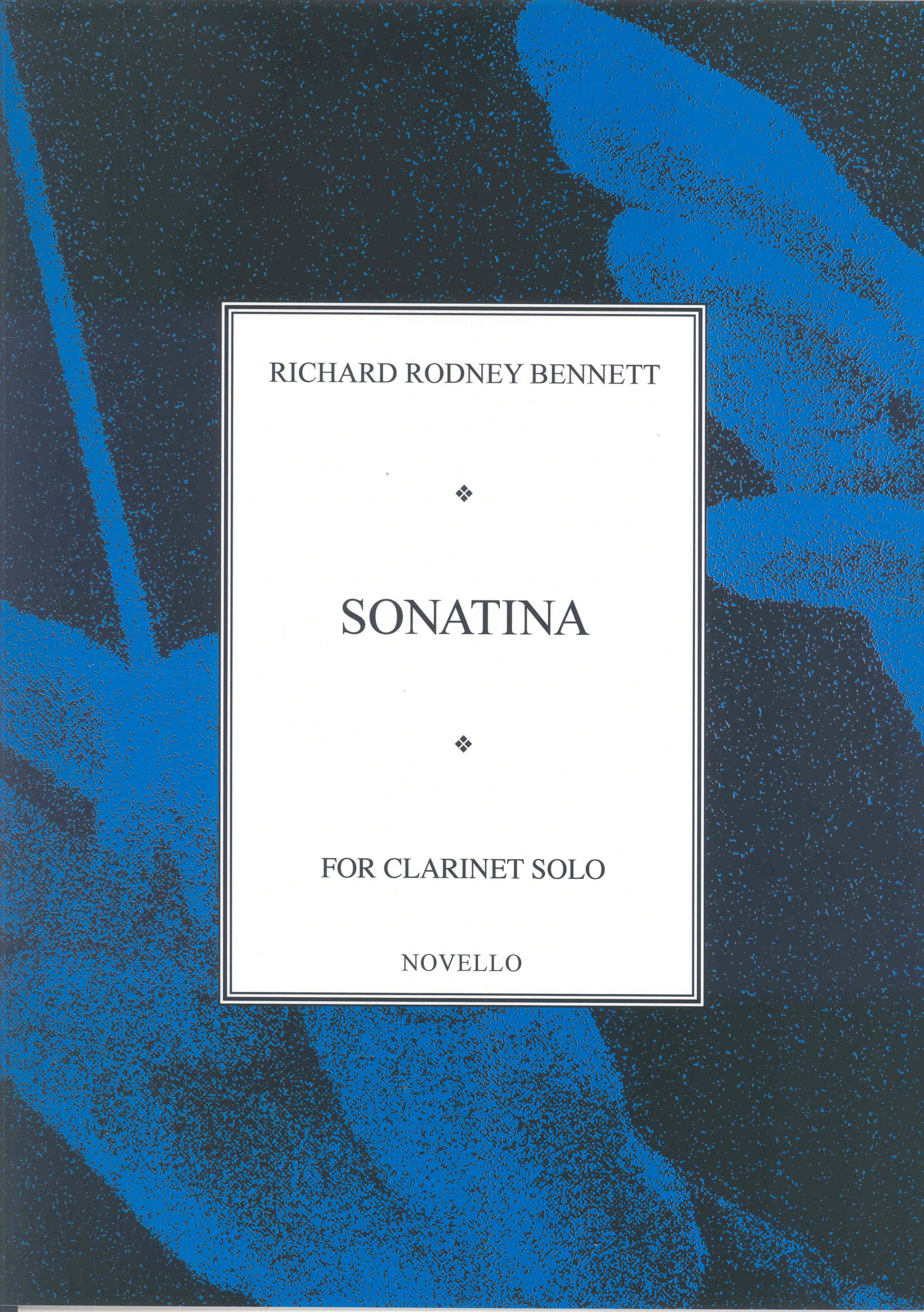 Bennett Sonatina Unaccompanied Clarinet Sheet Music Songbook