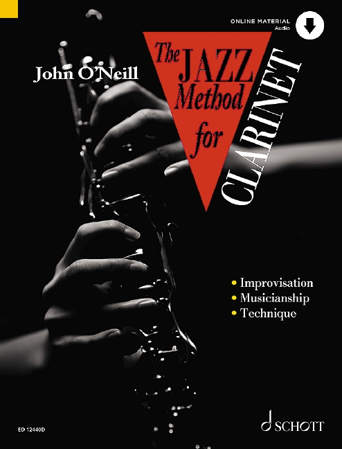 Jazz Method For Clarinet Oneill Book & Online Sheet Music Songbook