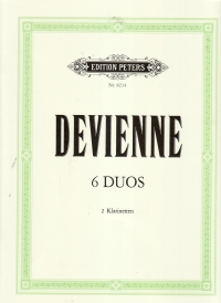 Devienne Duos (6) Op 74 Kovacs Clarinet Duet Sheet Music Songbook