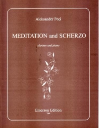 Peci Meditation & Scherzo Clarinet Sheet Music Songbook