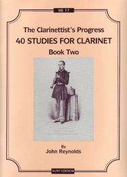 Reynolds Clarinettists Progress 40 Studies Book 2 Sheet Music Songbook
