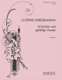 Wiedemann 30 Easy & Melodious Duets No772 Clarinet Sheet Music Songbook