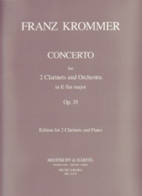 Krommer Concerto Eb Op35 Clarinet Duet Sheet Music Songbook