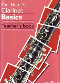 Clarinet Basics Harris Teachers Book & Accomp Sheet Music Songbook