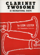 Clarinet Twosome Lester Sheet Music Songbook