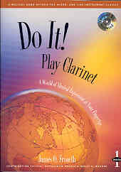 Do It Play Clarinet/bass Clarinet Froseth + Cd Sheet Music Songbook