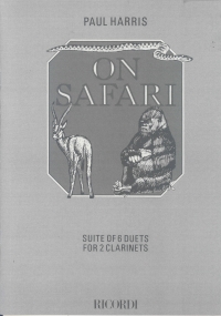 Harris On Safari Clarinet Duet Sheet Music Songbook