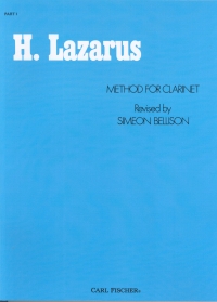 Lazarus Clarinet Method Part 1 Bellison Sheet Music Songbook