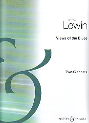 Lewin Views Of The Blues Clarinet Duet Sheet Music Songbook
