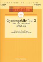 Satie Gymnopedie No 2 Clarinet & Pf Cd Solos Sheet Music Songbook